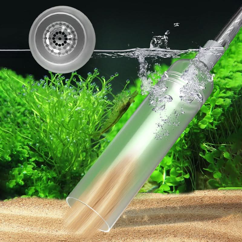 ⚡ Geen Gedoe Meer! – Aquarium Stofzuiger met Hevel voor Supersnelle Reiniging 🫧