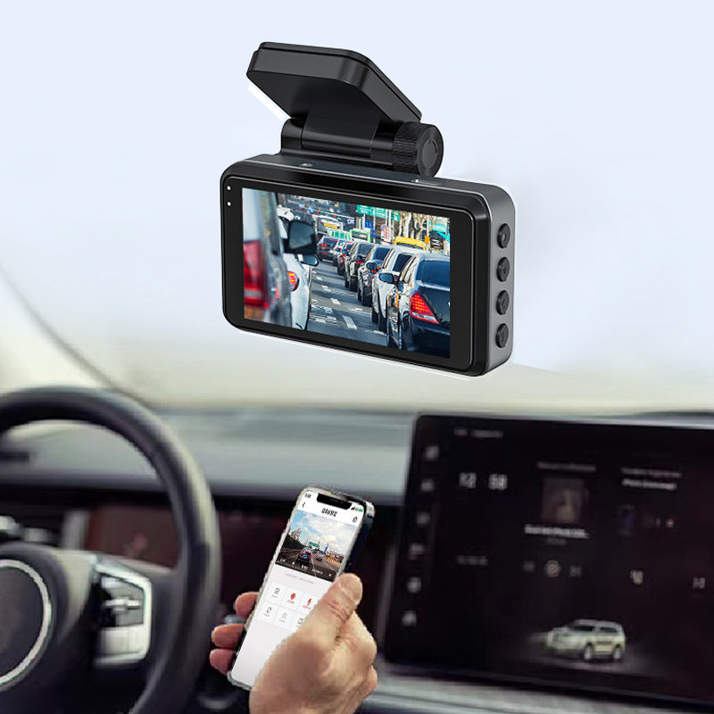 📹 NU 50% KORTING! ✨ 4K Ultra HD-autodashcam - Nachtzicht en lusopname met wifi en mobiele app-connectiviteit 🚗🌙
