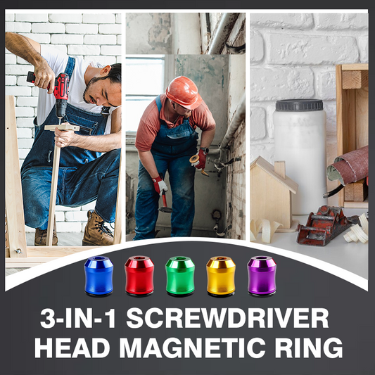 🔥🎁Nieuw binnen 50% KORTING--3-in-1 schroevendraaikop magnetische ring