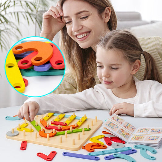 🌈💐Montessori knijperpuzzel💐