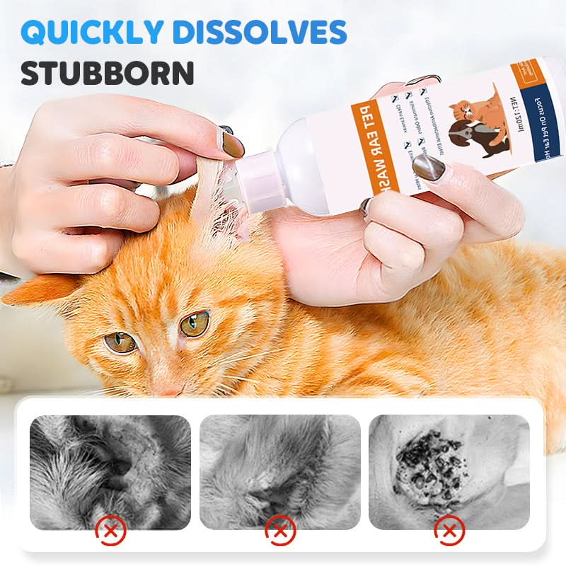 🐾 KOOP 2, KRIJG 1 GRATIS! ✨ Oorreiniger voor huisdieren - Zachte formule met verzachtende aloë vera voor honden en katten, voorkomt infecties en geurtjes 🌿👂
