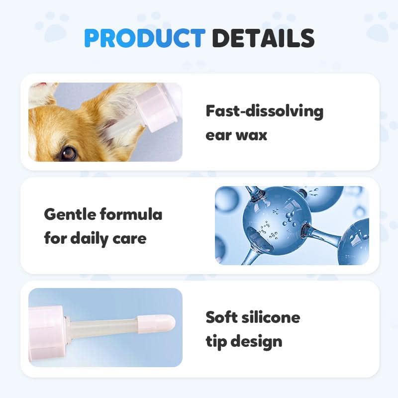 🐾 KOOP 2, KRIJG 1 GRATIS! ✨ Oorreiniger voor huisdieren - Zachte formule met verzachtende aloë vera voor honden en katten, voorkomt infecties en geurtjes 🌿👂