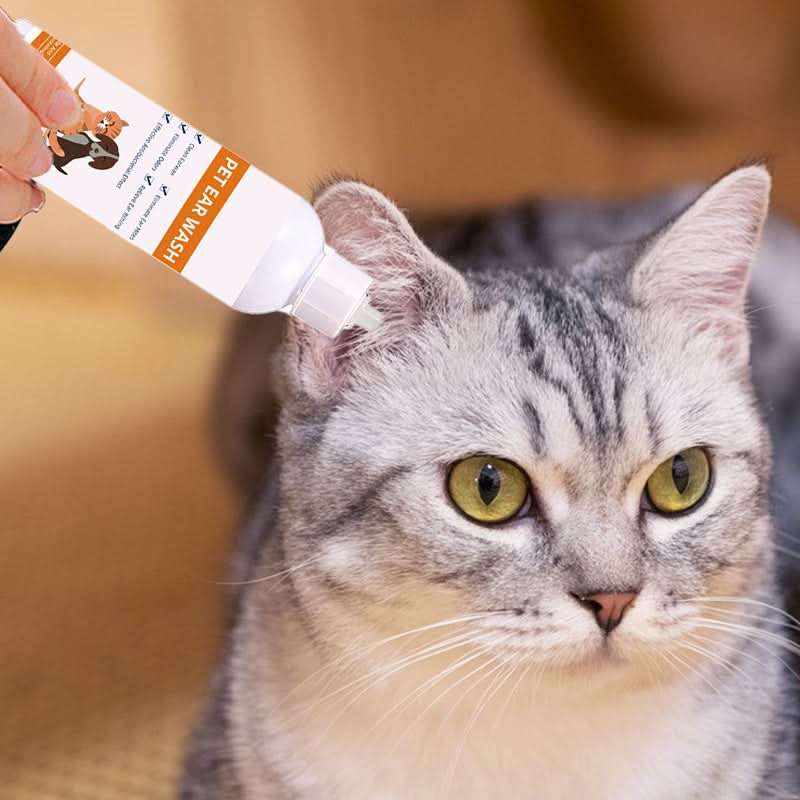 🐾 KOOP 2, KRIJG 1 GRATIS! ✨ Oorreiniger voor huisdieren - Zachte formule met verzachtende aloë vera voor honden en katten, voorkomt infecties en geurtjes 🌿👂