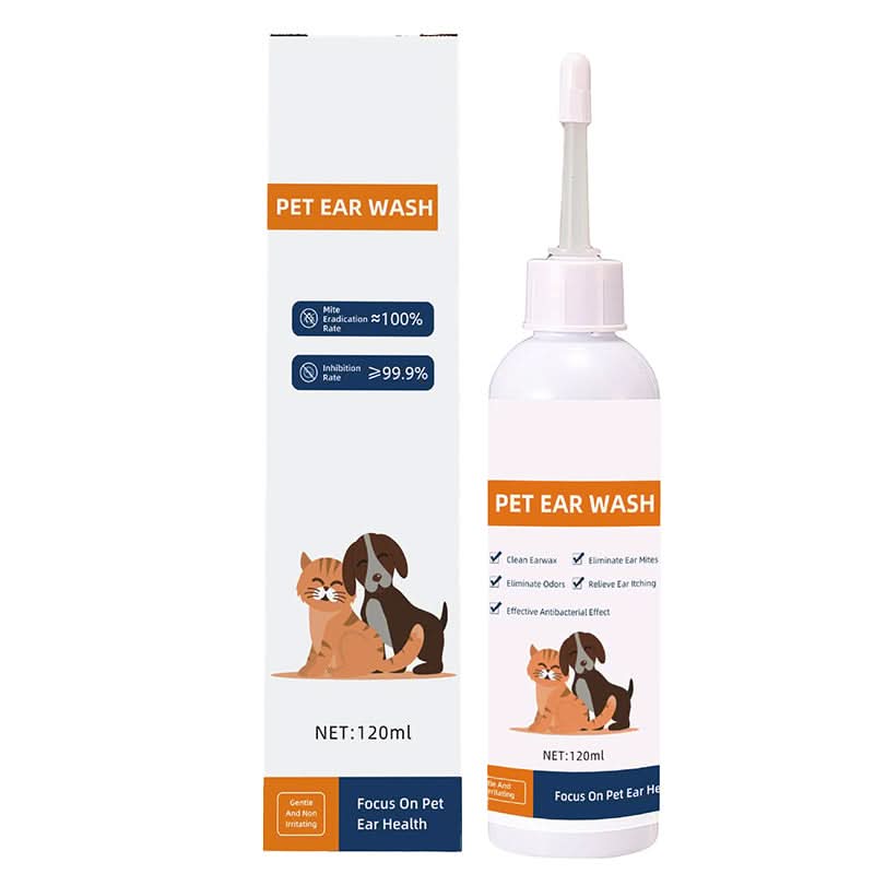 🐾 KOOP 2, KRIJG 1 GRATIS! ✨ Oorreiniger voor huisdieren - Zachte formule met verzachtende aloë vera voor honden en katten, voorkomt infecties en geurtjes 🌿👂