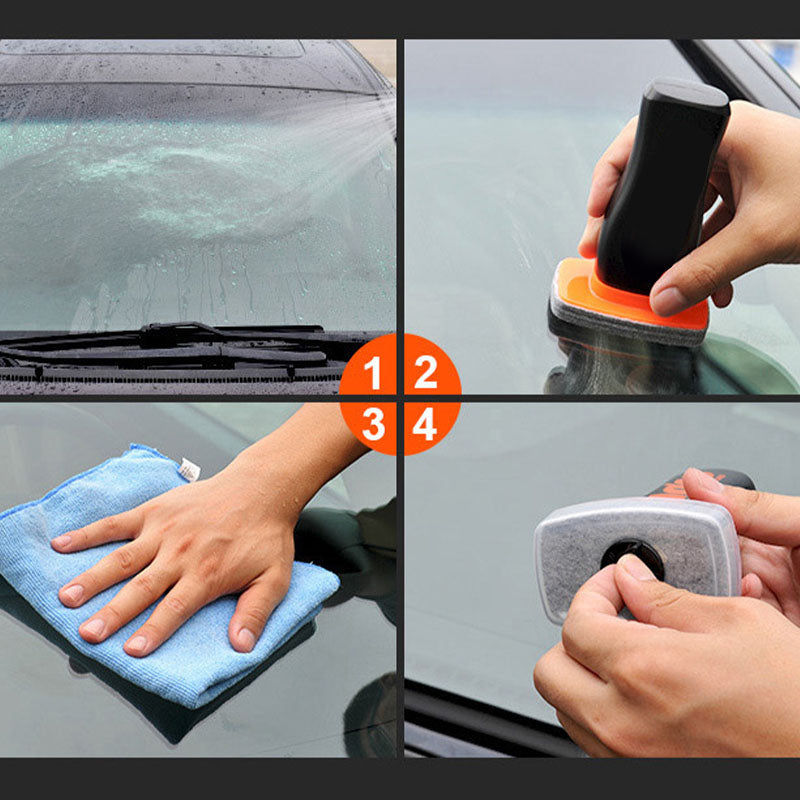 Oliefilmverwijderaar voor autoglas