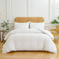 3-Piece Cutwork Tufted Bedding Set