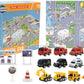 🎁🚗 50% KORTING! 24 dagen kerstmagie voor kleine bouwers – 9 metalen constructiewagens, 3 sportauto's, 2 helikopters en 11 verkeersborden. Adventskalender die spelen en leren combineert!