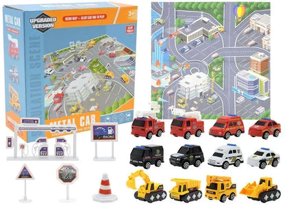 🎁🚗 50% KORTING! 24 dagen kerstmagie voor kleine bouwers – 9 metalen constructiewagens, 3 sportauto's, 2 helikopters en 11 verkeersborden. Adventskalender die spelen en leren combineert!