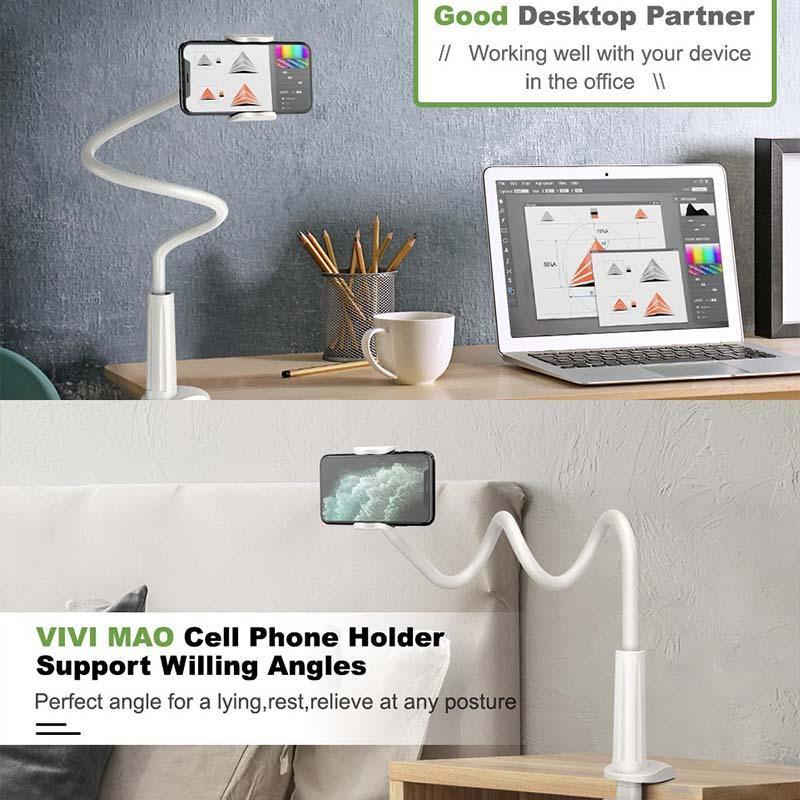 🔥 NIEUW! Zwanenhals Telefoonhouder voor Bed – Flexibel, Sterk & Handsfree Comfort ✨ Perfect voor Video’s, Lezen en Online Calls 📱🛏️