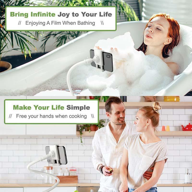 🔥 NIEUW! Zwanenhals Telefoonhouder voor Bed – Flexibel, Sterk & Handsfree Comfort ✨ Perfect voor Video’s, Lezen en Online Calls 📱🛏️