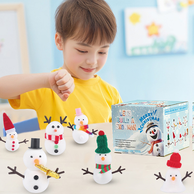 50% KORTING🎁Maak je eigen unieke sneeuwpop!☃️ -✨【DIY kerst-sneeuwpopknutselsets voor kinderen】✨