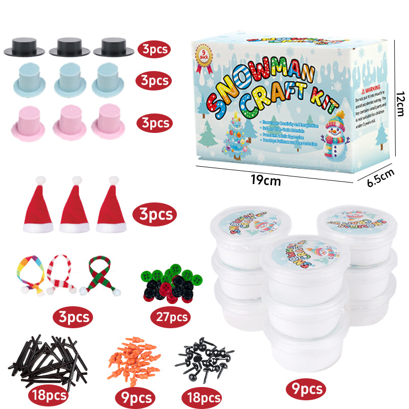 50% KORTING🎁Maak je eigen unieke sneeuwpop!☃️ -✨【DIY kerst-sneeuwpopknutselsets voor kinderen】✨
