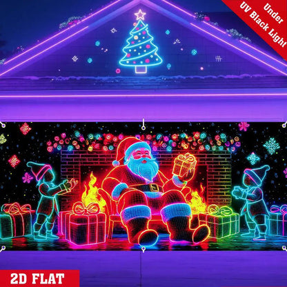 🔥 Kerstaanbieding 50% KORTING! ✨ Betoverende UV Garage Decoratie🎄🔥