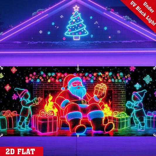 🔥 Kerstaanbieding 50% KORTING! ✨ Betoverende UV Garage Decoratie🎄🔥