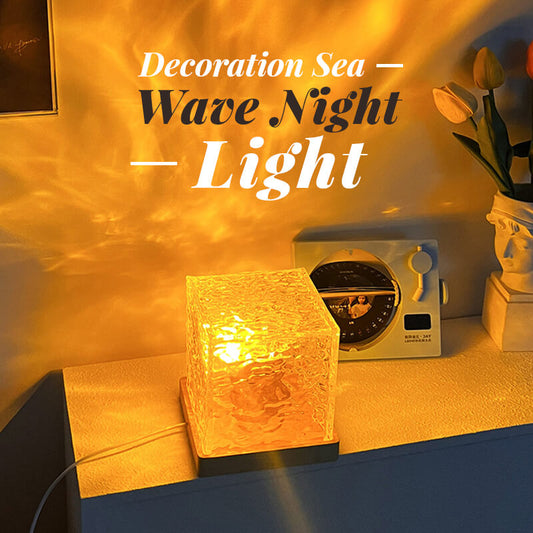 ✨60% KORTING – Dynamische Watergolf Projector met 16 Kleuren & USB-Oplaadbaar! 🌊 3D Lichteffect voor Slaapkamer & Woonkamer