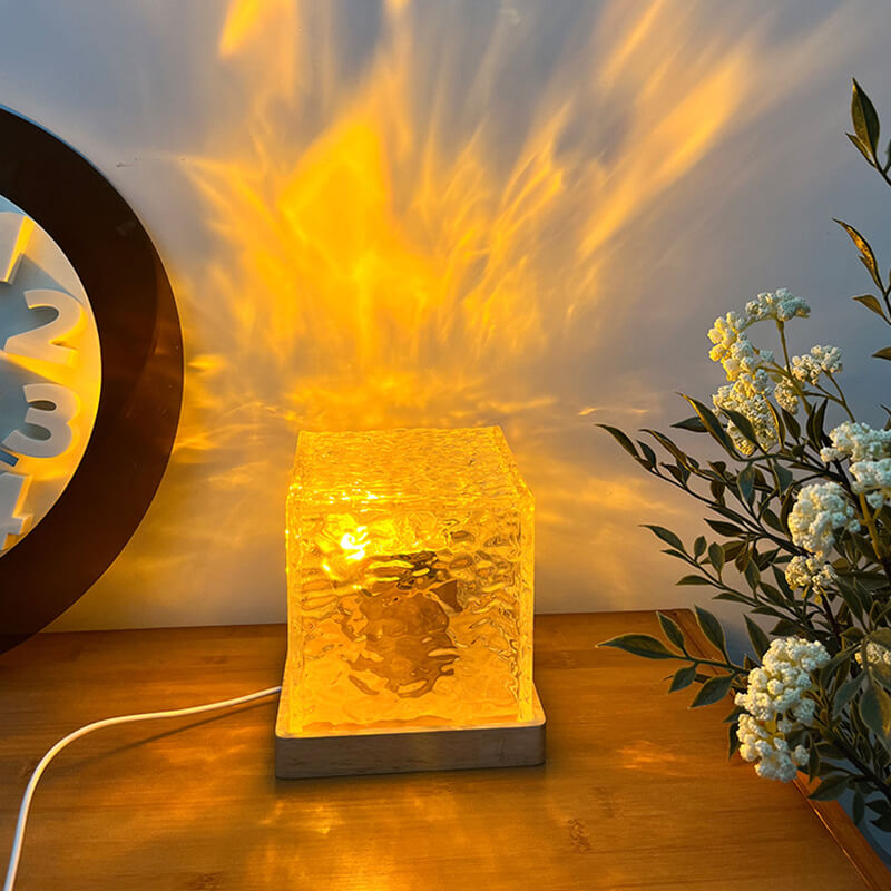 ✨60% KORTING – Dynamische Watergolf Projector met 16 Kleuren & USB-Oplaadbaar! 🌊 3D Lichteffect voor Slaapkamer & Woonkamer