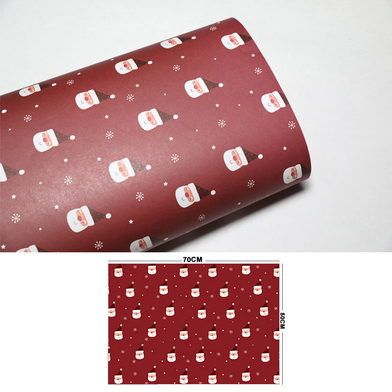 Vintage Kerst Kraftpapier voor Cadeaus & Knutselwerk