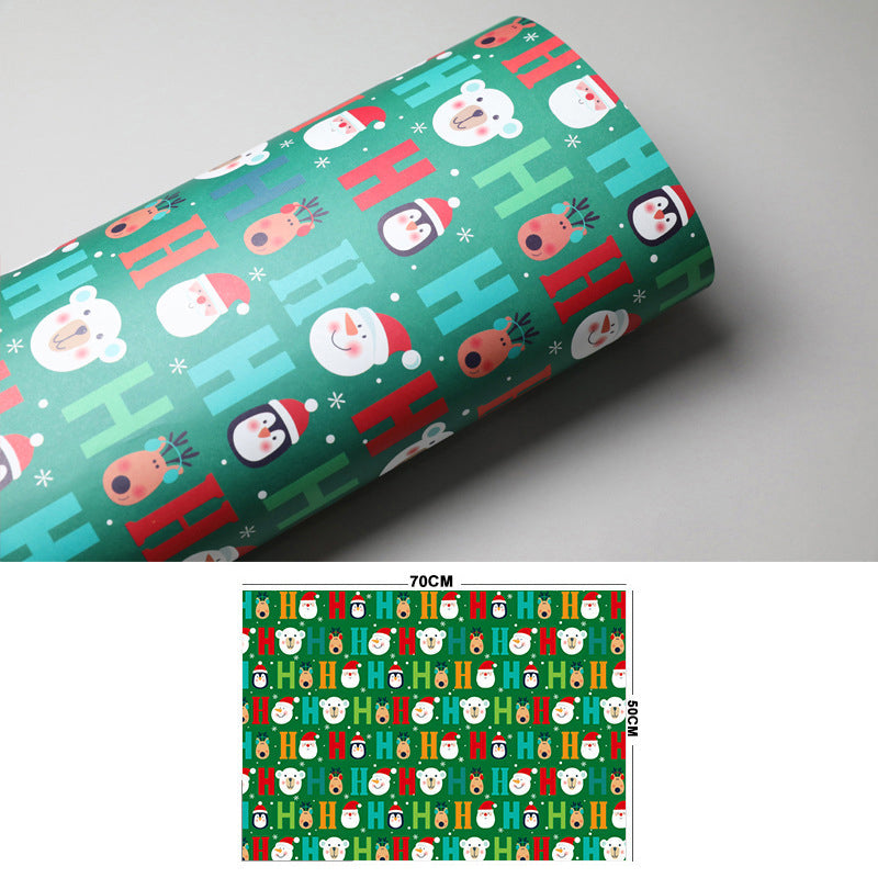 Vintage Kerst Kraftpapier voor Cadeaus & Knutselwerk