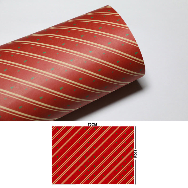 Vintage Kerst Kraftpapier voor Cadeaus & Knutselwerk