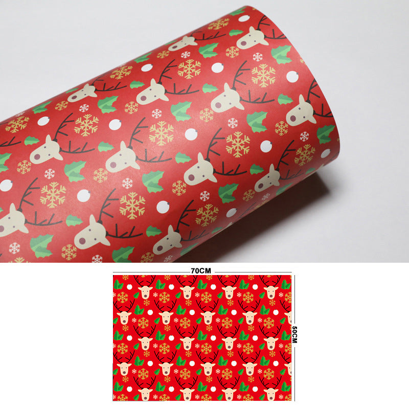 Vintage Kerst Kraftpapier voor Cadeaus & Knutselwerk