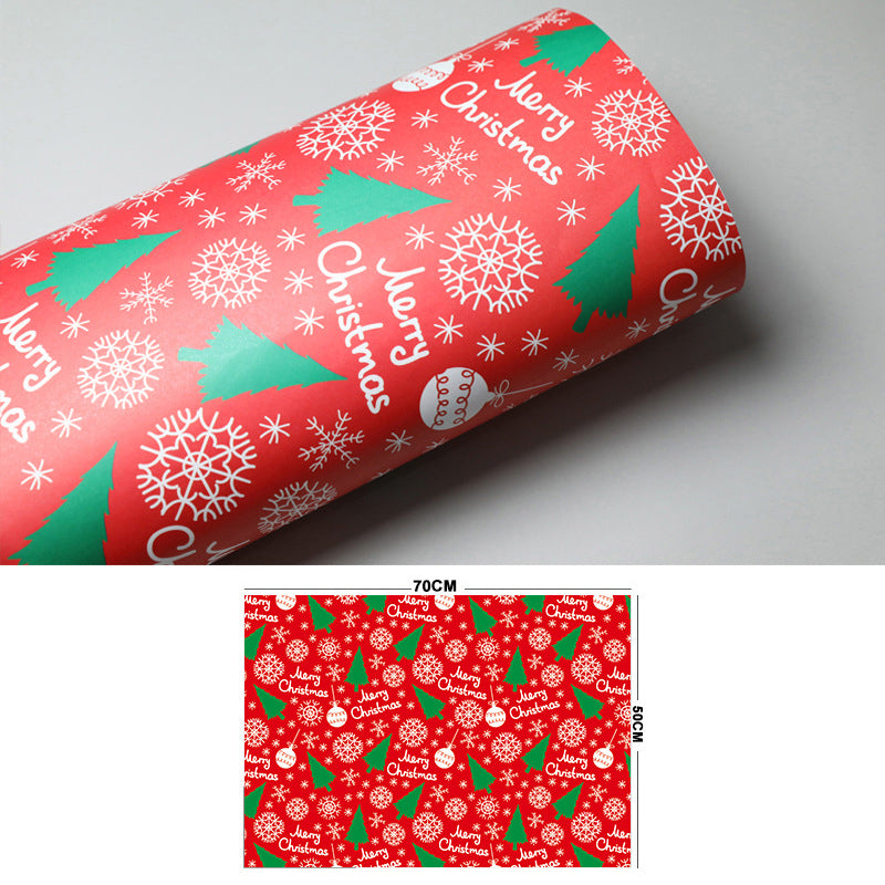 Vintage Kerst Kraftpapier voor Cadeaus & Knutselwerk