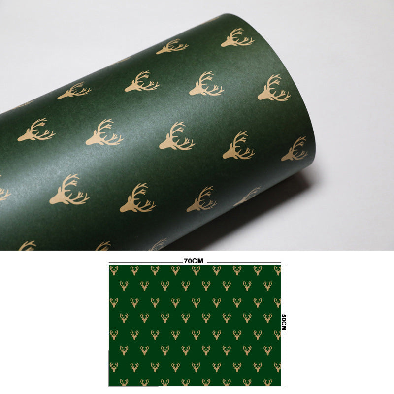 Vintage Kerst Kraftpapier voor Cadeaus & Knutselwerk