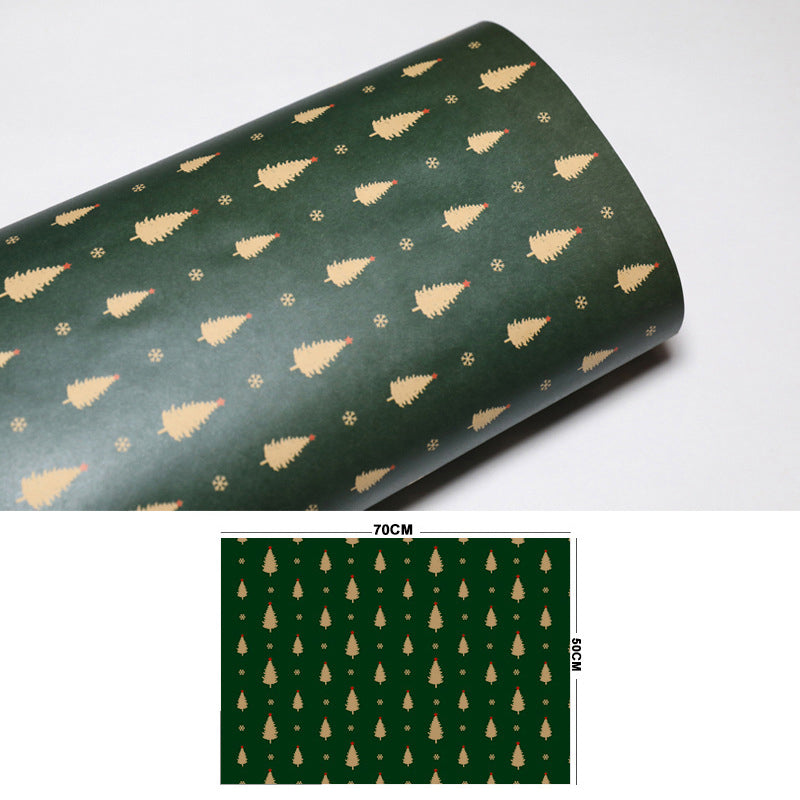 Vintage Kerst Kraftpapier voor Cadeaus & Knutselwerk