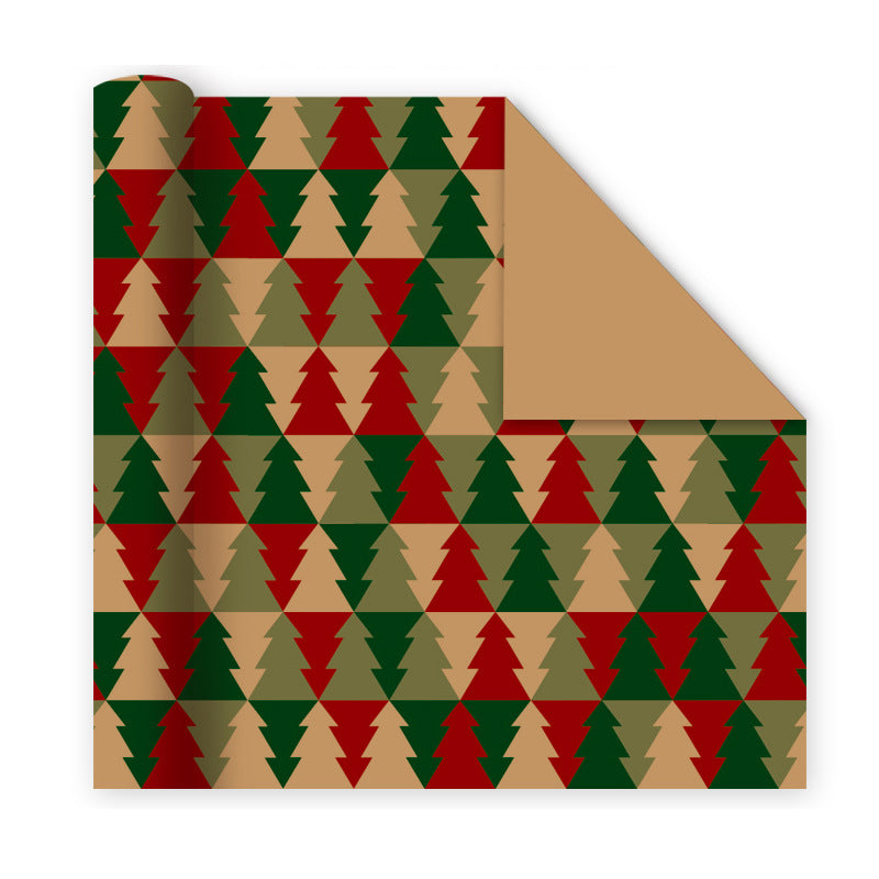 Vintage Kerst Kraftpapier voor Cadeaus & Knutselwerk