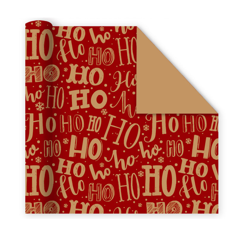 Vintage Kerst Kraftpapier voor Cadeaus & Knutselwerk