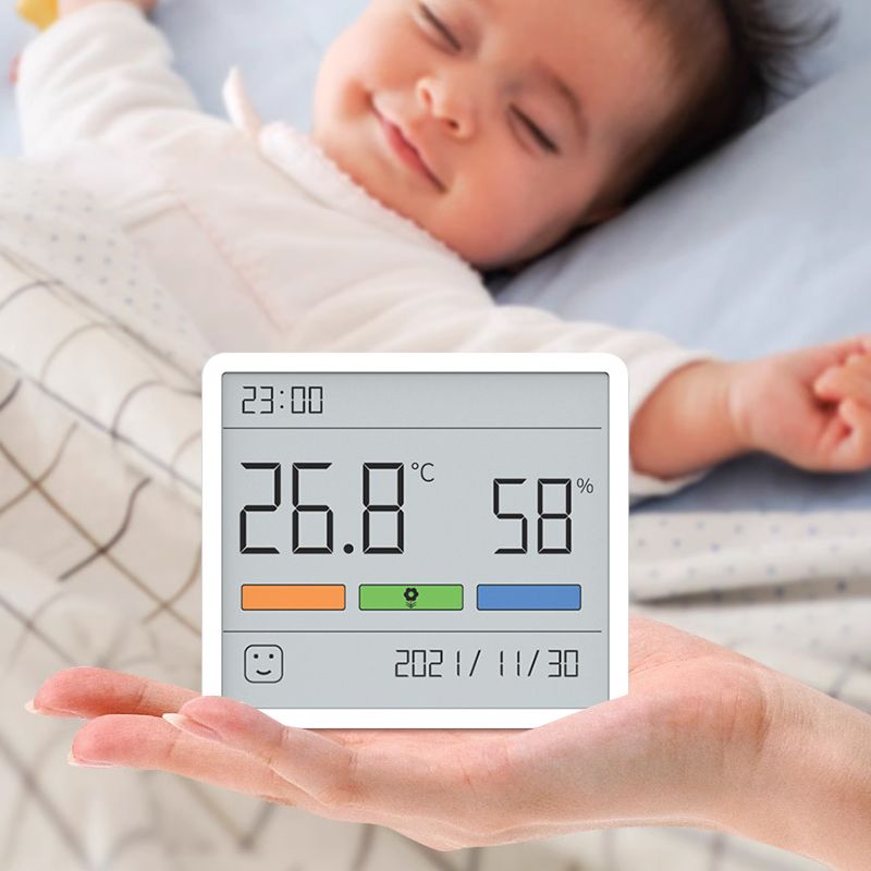 Slimme precisie temperatuur- en luchtvochtigheidsmeter