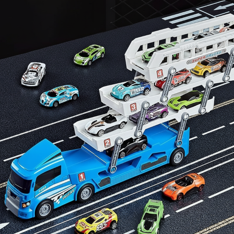 ✨ 12 metalen auto’s inbegrepen – klaar voor eindeloos raceplezier!