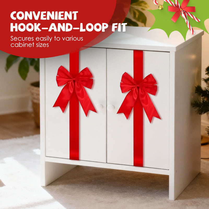 🎅Christmas Special: 50% OFF🎁Large Christmas Cabinet Door Ribbon Bow