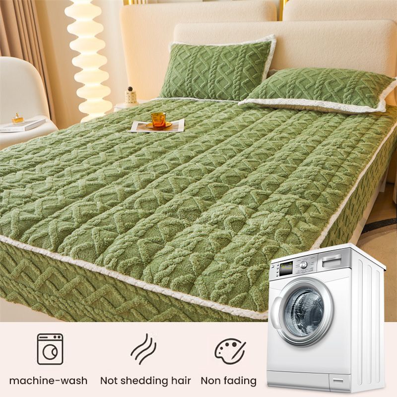 ✨ Verdikt Warm Hoeslaken – Pluche Comfort, 360° Matrasbedekking & Antibacterieel (Ideaal Cadeau voor Koude Nachten!)