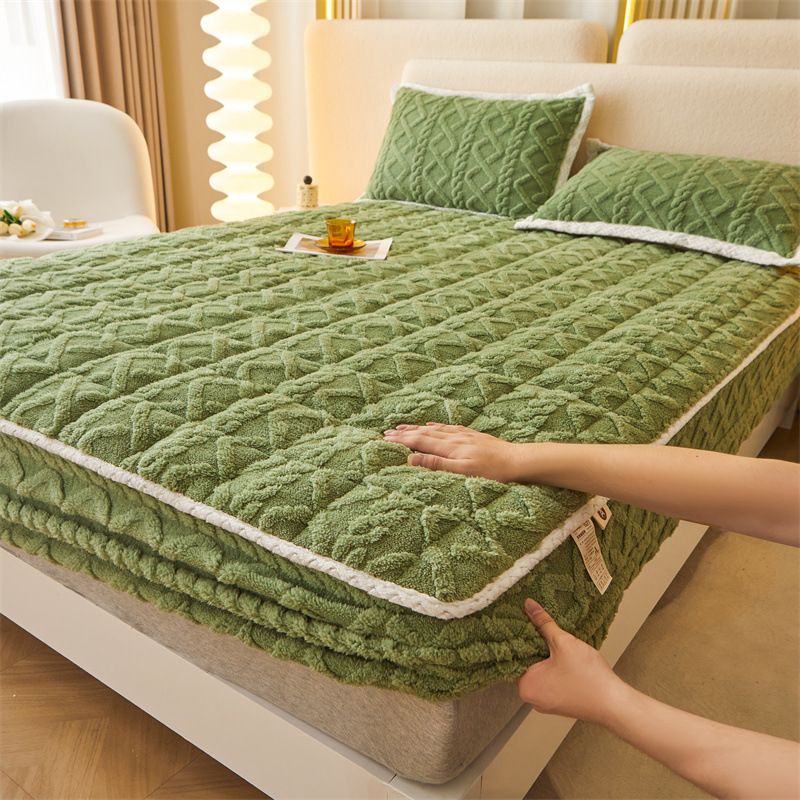 ✨ Verdikt Warm Hoeslaken – Pluche Comfort, 360° Matrasbedekking & Antibacterieel (Ideaal Cadeau voor Koude Nachten!)