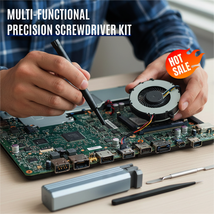 ✨ Multifunctionele Precisieschroevendraaierset – All-in-één Reparatiekit, Magnetisch Tip & Duurzame CRV Staal (Perfect voor Elektronica, Brillen & Meer!)