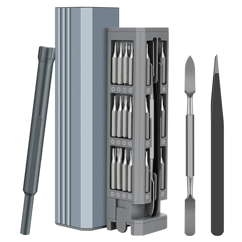 ✨ Multifunctionele Precisieschroevendraaierset – All-in-één Reparatiekit, Magnetisch Tip & Duurzame CRV Staal (Perfect voor Elektronica, Brillen & Meer!)