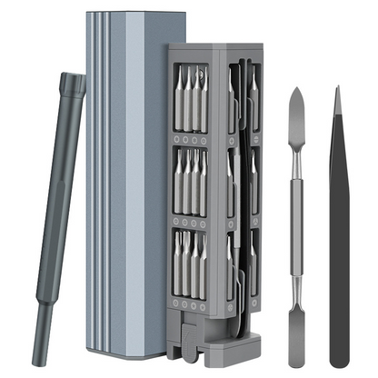 ✨ Multifunctionele Precisieschroevendraaierset – All-in-één Reparatiekit, Magnetisch Tip & Duurzame CRV Staal (Perfect voor Elektronica, Brillen & Meer!)