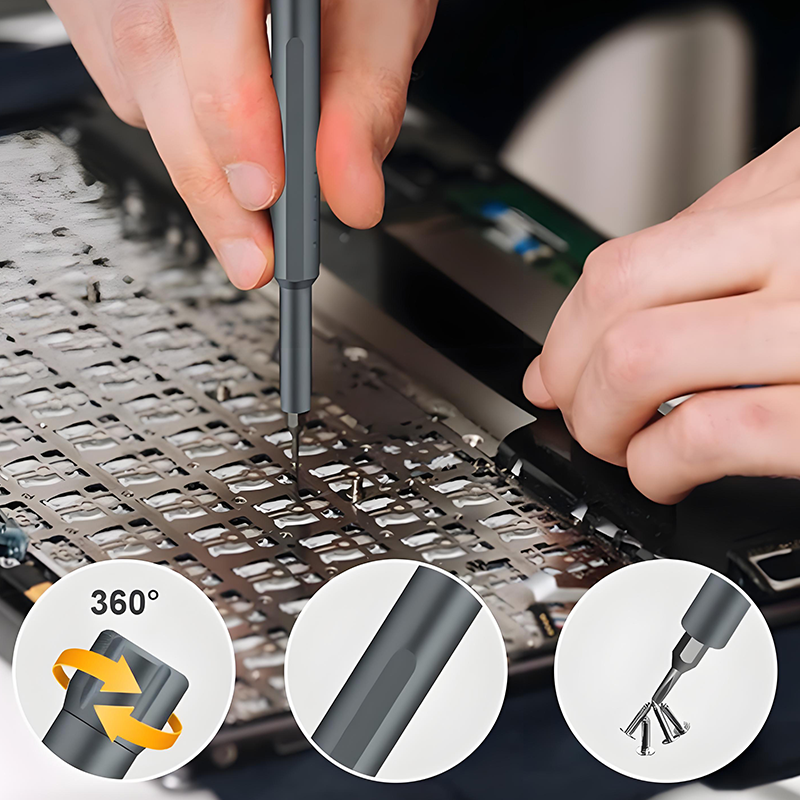 ✨ Multifunctionele Precisieschroevendraaierset – All-in-één Reparatiekit, Magnetisch Tip & Duurzame CRV Staal (Perfect voor Elektronica, Brillen & Meer!)