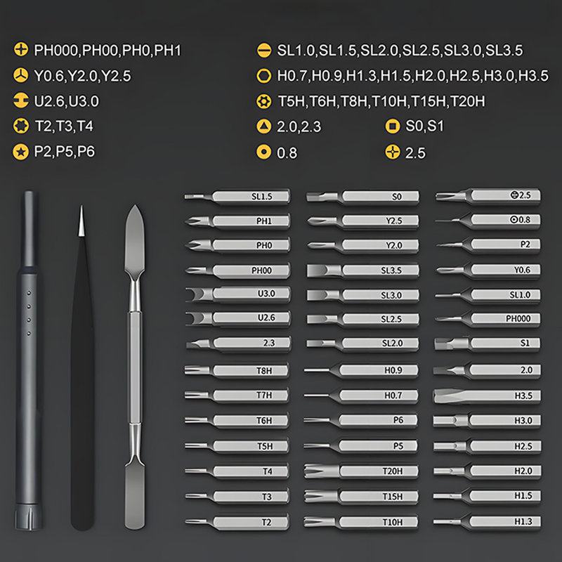 ✨ Multifunctionele Precisieschroevendraaierset – All-in-één Reparatiekit, Magnetisch Tip & Duurzame CRV Staal (Perfect voor Elektronica, Brillen & Meer!)