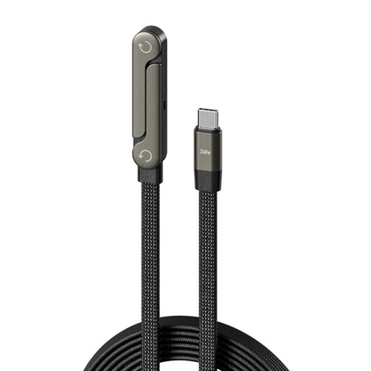 Type-C 240W Snellaadkabel met Opvouwbare Standaard
