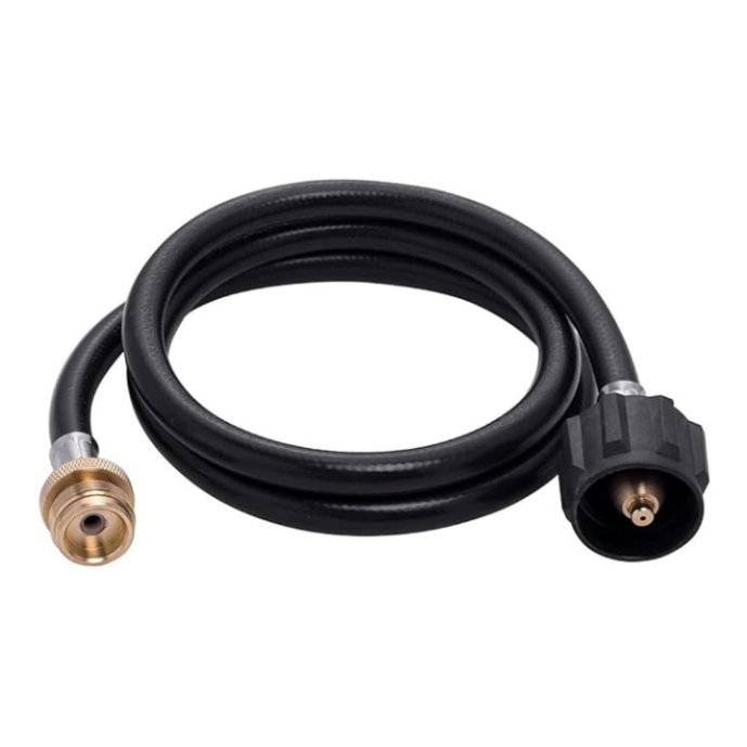 Propane Adapter Connected Gas Pipe
