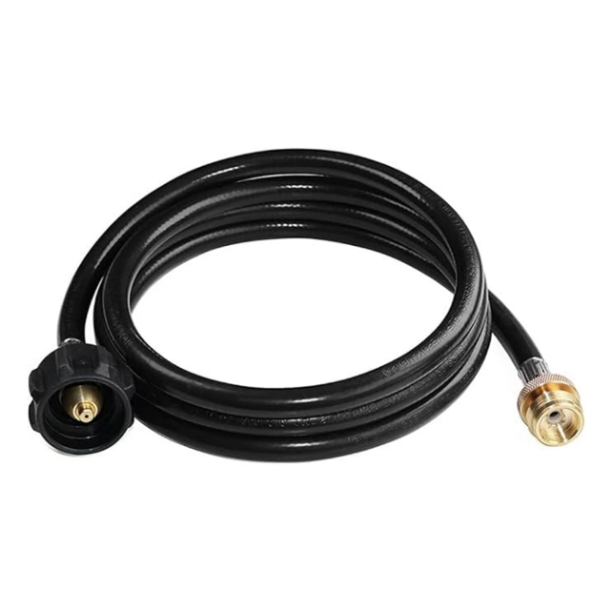 Propane Adapter Connected Gas Pipe