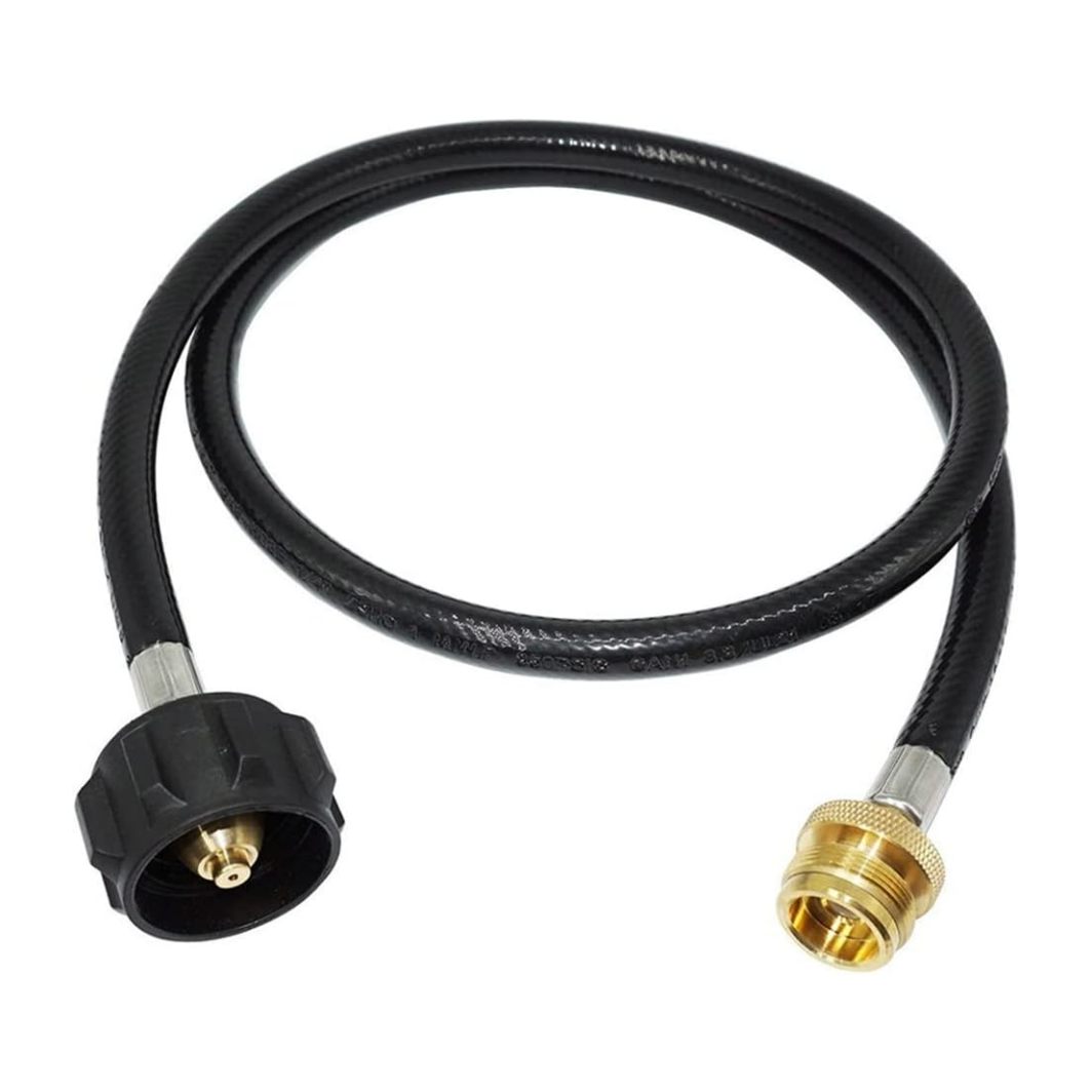 Propane Adapter Connected Gas Pipe