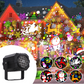 🎅50% KORTING! Roterende LED-Kerstpatroonprojectorlamp – 16 Feestelijke Patronen & Dynamisch Effect 🎄✨