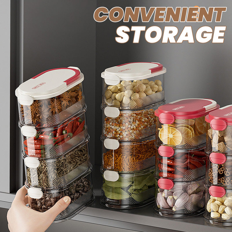 Multi-laags Afgesloten Specerijen Organizer