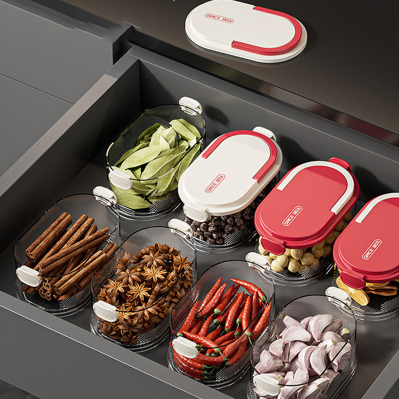 Multi-laags Afgesloten Specerijen Organizer