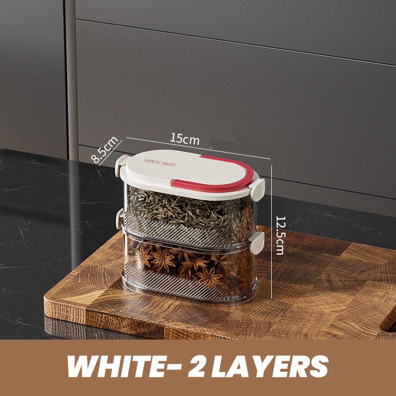 Multi-laags Afgesloten Specerijen Organizer
