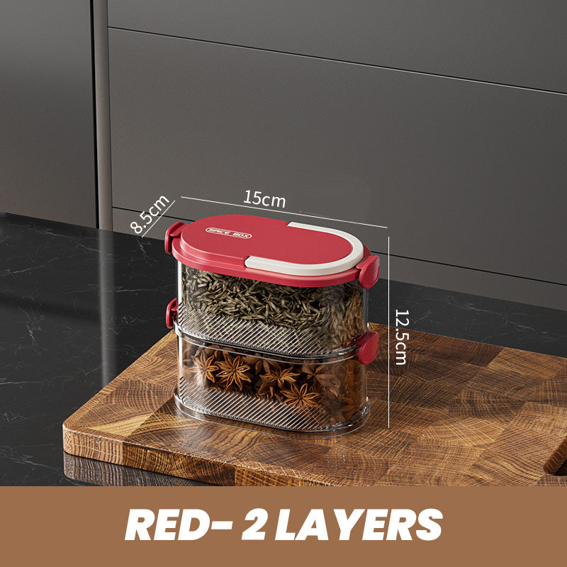 Multi-laags Afgesloten Specerijen Organizer