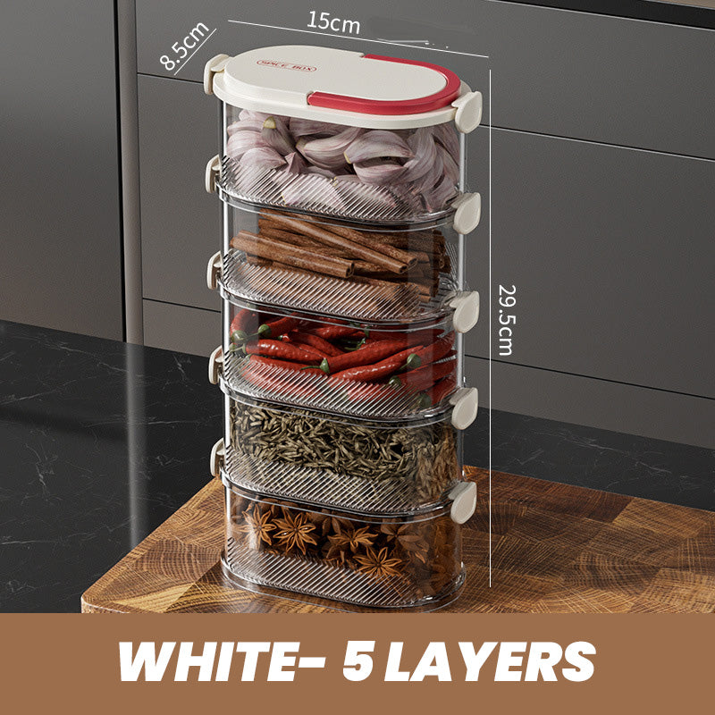Multi-laags Afgesloten Specerijen Organizer