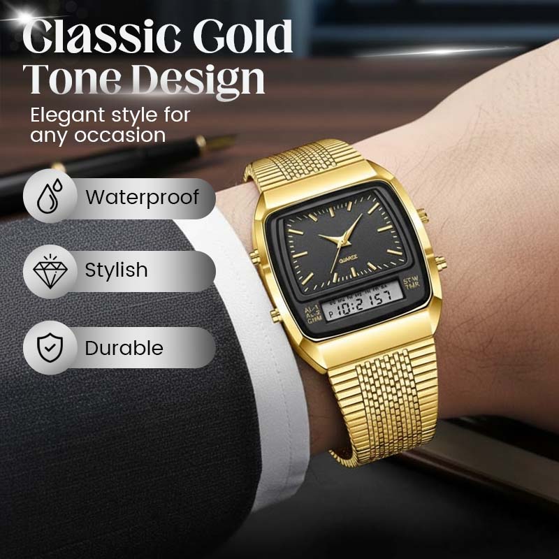 🔥60% korting! LIEBIG Retro Sporthorloge – Dubbel Systeem, Multifunctioneel & Stijlvol ⌚️